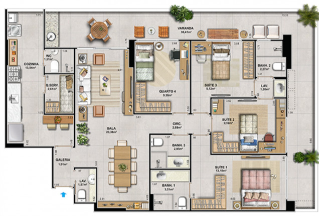 Imagem Imóvel com 4 Quartos à Venda, 136 m² em Icaraí - Niterói