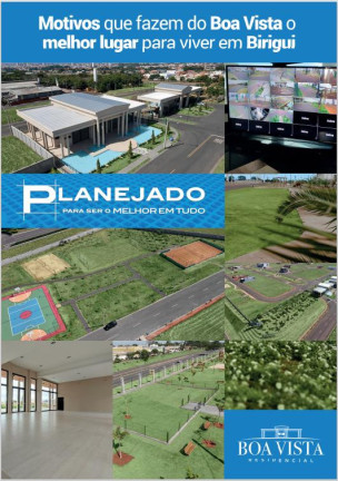 Terreno à Venda, 250 m² em Condomínio Residencial Boa Vista - Birigui