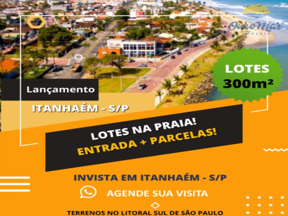 Terreno à Venda, 156 m² em Gaivota - Itanhaém