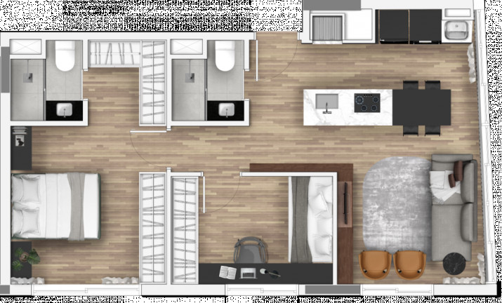 Imagem Apartamento com 2 Quartos à Venda, 78 m² em Menino Deus - Porto Alegre