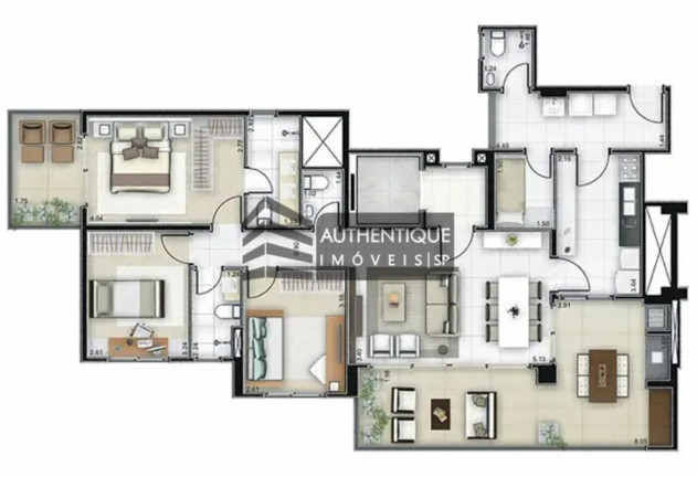 Imagem Apartamento com 3 Quartos à Venda, 159 m² em Consolação - São Paulo Imagem Apartamento com 3 Quartos à Venda, 159 m² em Consolação - São Paulo