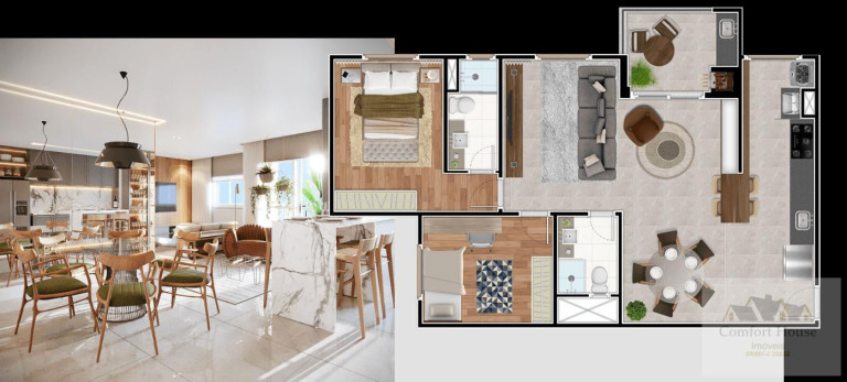 Imagem Apartamento com 3 Quartos à Venda, 83 m² em Casa Branca - Santo André Imagem Apartamento com 3 Quartos à Venda, 83 m² em Casa Branca - Santo André