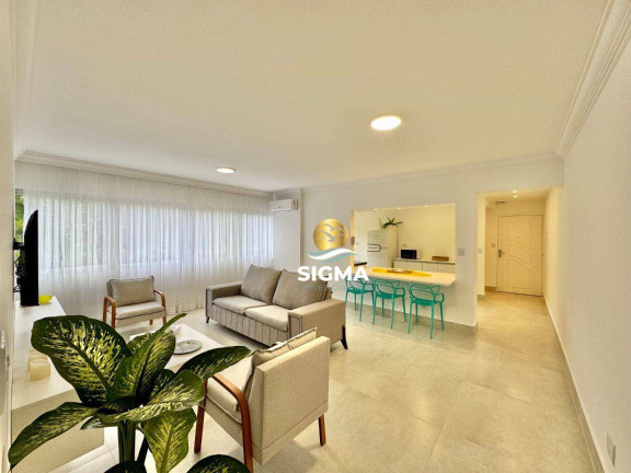 Apartamento com 3 Quartos à Venda, 104 m² em Jardim Astúrias - Guarujá