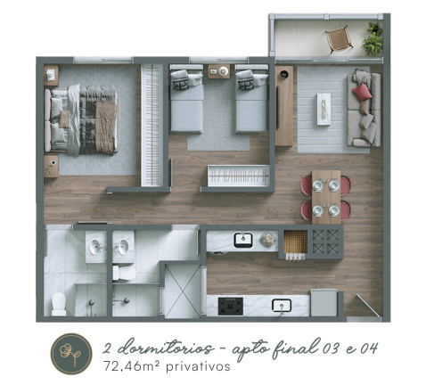 Imagem Apartamento com 2 Quartos à Venda, 79 m² em Centro - Nova Petrópolis Imagem Apartamento com 2 Quartos à Venda, 79 m² em Centro - Nova Petrópolis