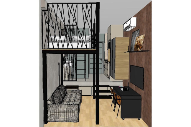 Imagem Imóvel com 1 Quarto à Venda, 21 m² em Santo Amaro - São Paulo