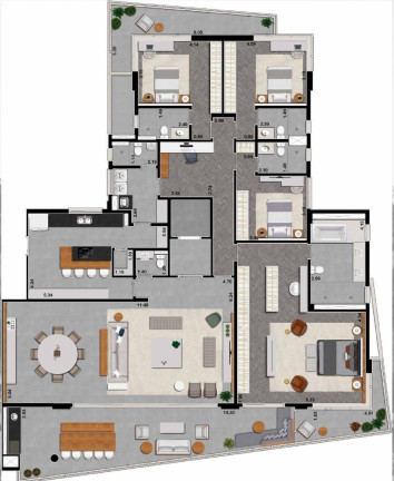Imagem Imóvel com 4 Quartos à Venda, 322 m² em Vila Do Golf - Ribeirão Preto