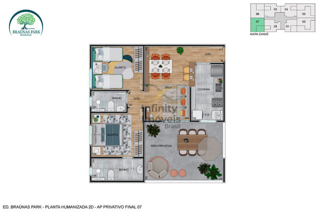 Imagem Apartamento com 2 Quartos à Venda, 45 m² em Braúnas - Contagem Imagem Apartamento com 2 Quartos à Venda, 45 m² em Braúnas - Contagem