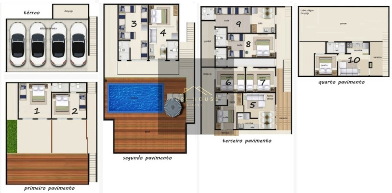 Imagem Imóvel com 10 Quartos à Venda, 500 m² em Pereque - Ilhabela