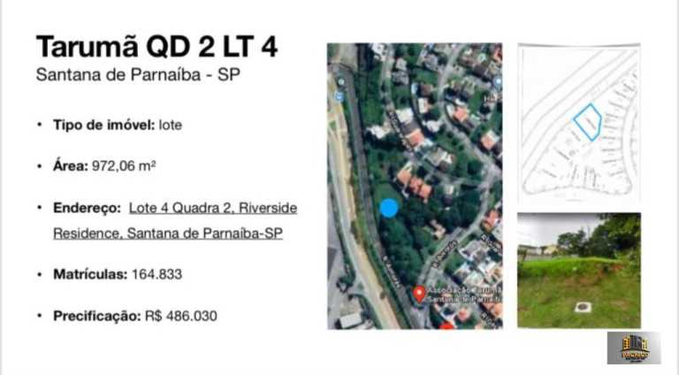 Imagem Terreno à Venda, 1.006 m² em Tarumã - Santana De Parnaíba Imagem Terreno à Venda, 1.006 m² em Tarumã - Santana De Parnaíba