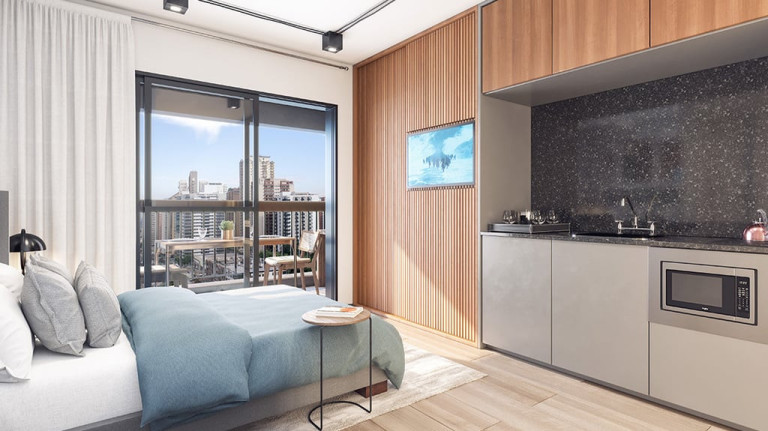 Imagem Apartamento com 2 Quartos à Venda, 40 m² em Brooklin Paulista - São Paulo