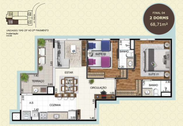 Imagem Studio com 1 Quarto à Venda, 42 m² em Alphaville - Barueri Imagem Studio com 1 Quarto à Venda, 42 m² em Alphaville - Barueri