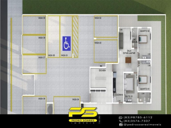 Imagem Apartamento com 3 Quartos à Venda, 69 m² em Bancários - João Pessoa Imagem Apartamento com 3 Quartos à Venda, 69 m² em Bancários - João Pessoa