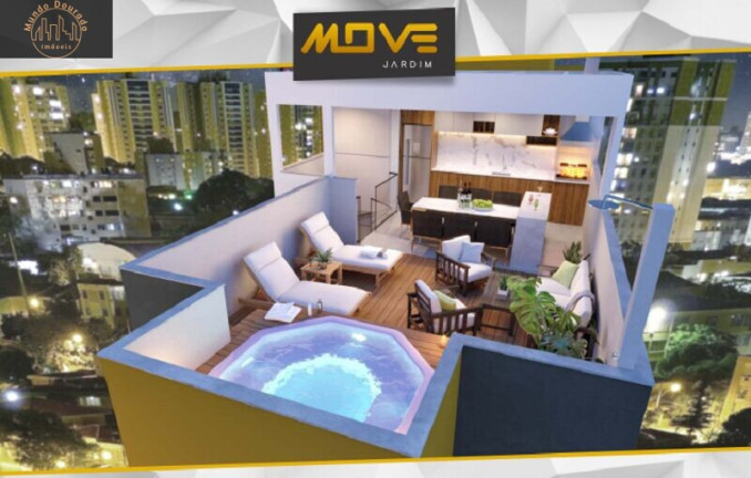 Imagem Cobertura com 2 Quartos à Venda, 93 m² em Jardim - Santo André