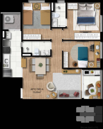 Imagem Apartamento com 2 Quartos à Venda, 57 m² em Nossa Senhora Da Vitória - Ilhéus