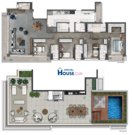Imagem Cobertura com 4 Quartos à Venda, 369 m² em Alto De Pinheiros - São Paulo