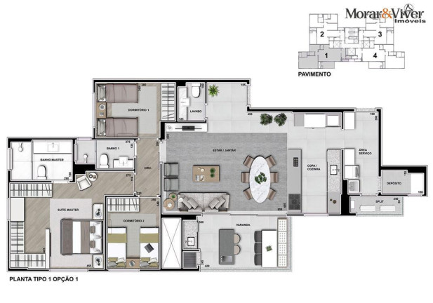 Imagem Apartamento com 3 Quartos à Venda, 131 m² em Cabral - Curitiba