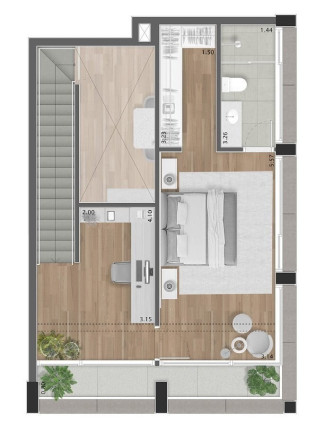 Imagem Imóvel com 1 Quarto à Venda, 53 m² em Cerqueira César - São Paulo