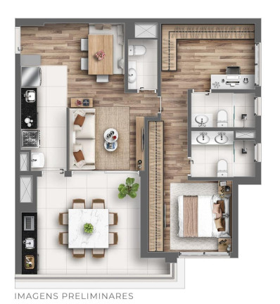 Imagem Apartamento com 2 Quartos à Venda, 85 m² em Jardim Prudência - São Paulo