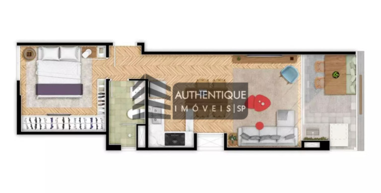 Imagem Apartamento com 1 Quarto à Venda, 47 m² em Pinheiros - São Paulo Imagem Apartamento com 1 Quarto à Venda, 47 m² em Pinheiros - São Paulo