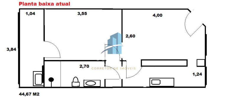 Imagem Apartamento com 1 Quarto à Venda, 44 m² em Consolação - São Paulo Imagem Apartamento com 1 Quarto à Venda, 44 m² em Consolação - São Paulo