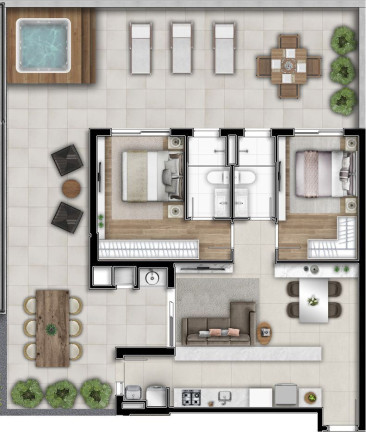 Imagem Apartamento com 3 Quartos à Venda, 88 m² em Cabral - Curitiba
