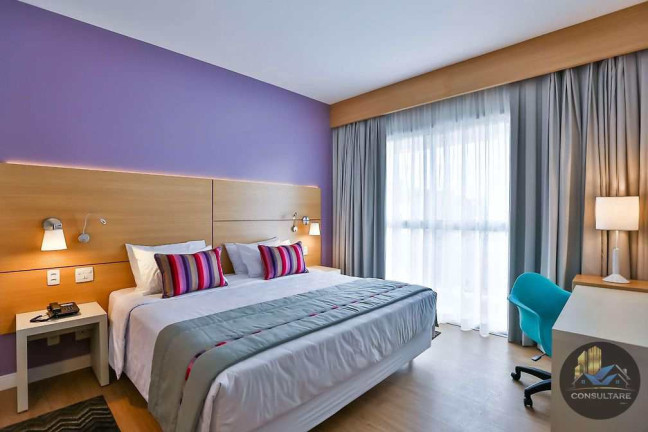 Flat com 1 Quarto à Venda, 24 m² em Pompéia - Santos