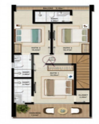 Imagem Imóvel com 3 Quartos à Venda, 115 m² em Itacimirim - Camaçari