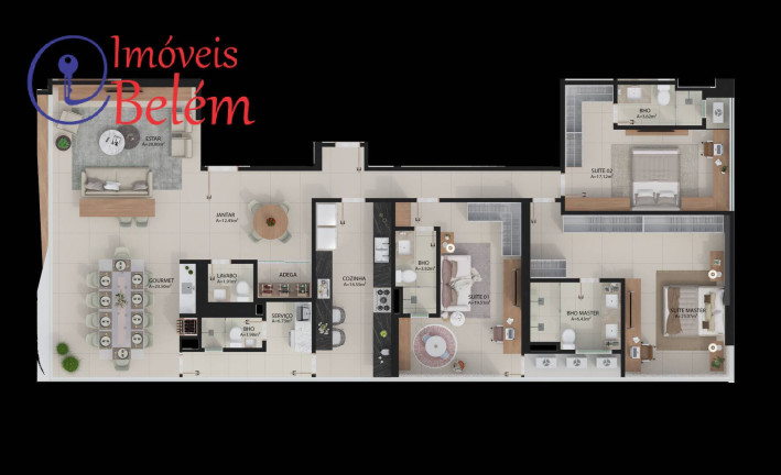 Imagem Apartamento com 4 Quartos à Venda, 197 m² em Nazare - Belém