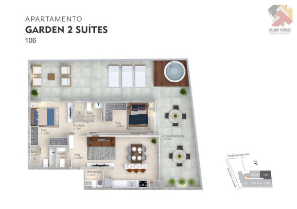 Apartamento com 2 Quartos à Venda, 68 m² em Trindade - Florianópolis