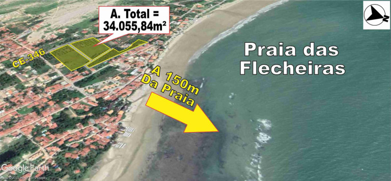 Imagem Terreno à Venda, 13 m² em Praia De Flecheiras - Trairi Imagem Terreno à Venda, 13 m² em Praia De Flecheiras - Trairi