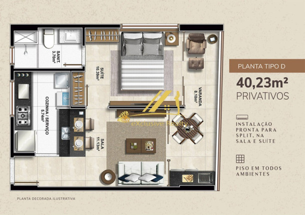 Imagem Imóvel com 1 Quarto à Venda, 40 m² em Graça - Salvador Imagem Imóvel com 1 Quarto à Venda, 40 m² em Graça - Salvador