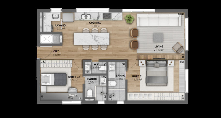 Imagem Apartamento com 2 Quartos à Venda, 87 m² em Auxiliadora - Porto Alegre