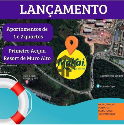 Imagem Apartamento com 2 Quartos à Venda, 29 m² em Muro Alto - Ipojuca Imagem Apartamento com 2 Quartos à Venda, 29 m² em Muro Alto - Ipojuca