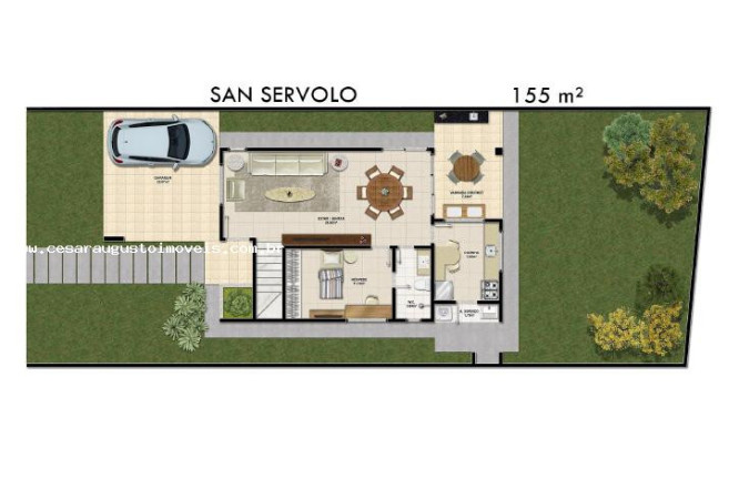 Imagem Casa com 3 Quartos à Venda, 158 m²