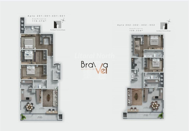 Imagem Apartamento com 2 Quartos à Venda, 109 m² em Praia Brava - Itajaí Imagem Apartamento com 2 Quartos à Venda, 109 m² em Praia Brava - Itajaí