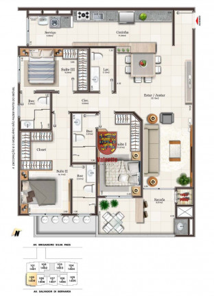 Imagem Apartamento com 3 Quartos à Venda,  em Campinas - São José