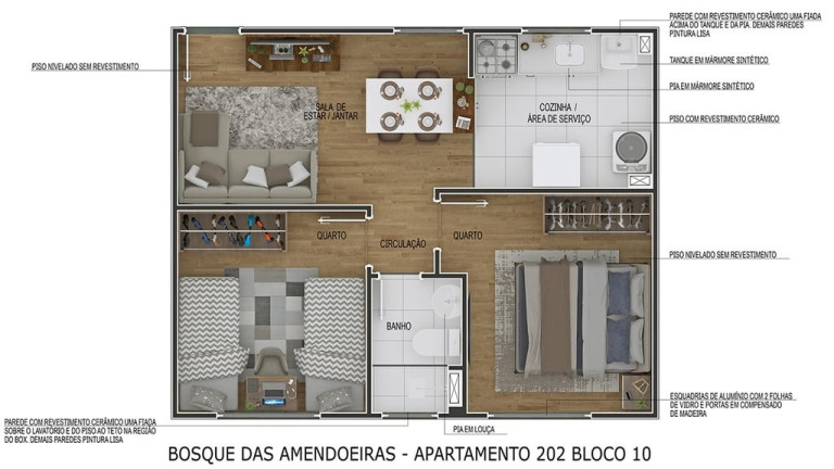 Imagem Imóvel com 2 Quartos à Venda, 52 m² em Amendoeira - São Gonçalo