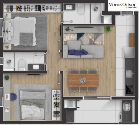 Imagem Apartamento com 3 Quartos à Venda, 79 m² em Portão - Curitiba