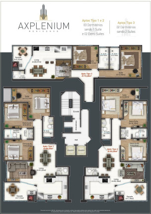 Imagem Apartamento com 3 Quartos à Venda, 94 m² em Perequê - Porto Belo Imagem Apartamento com 3 Quartos à Venda, 94 m² em Perequê - Porto Belo