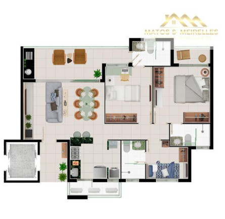 Imagem Apartamento com 3 Quartos à Venda, 93 m² em Parque Iracema - Fortaleza Imagem Apartamento com 3 Quartos à Venda, 93 m² em Parque Iracema - Fortaleza