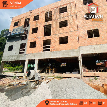 Imóvel com 2 Quartos à Venda, 46 m² em Estancia Poços De Caldas - Poços De Caldas