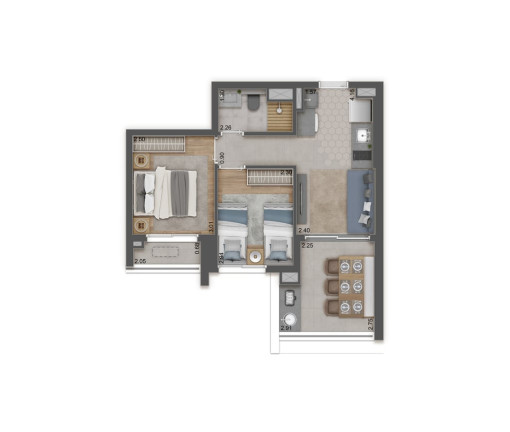 Imagem Apartamento com 2 Quartos à Venda, 47 m² em Tatuapé - São Paulo Imagem Apartamento com 2 Quartos à Venda, 47 m² em Tatuapé - São Paulo