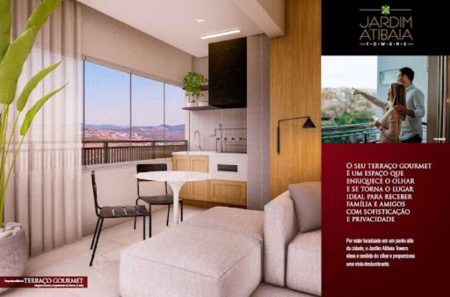 Imagem Apartamento com 2 Quartos à Venda, 69 m² em Alvinópolis - Atibaia
