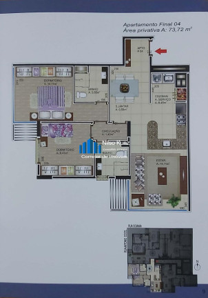 Imagem Apartamento com 2 Quartos à Venda, 79 m² em Botafogo - Bento Gonçalves Imagem Apartamento com 2 Quartos à Venda, 79 m² em Botafogo - Bento Gonçalves