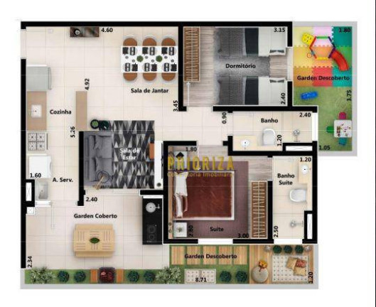 Imagem Apartamento com 2 Quartos à Venda, 72 m² em Condomínio Premium Lituânia - Sorocaba Imagem Apartamento com 2 Quartos à Venda, 72 m² em Condomínio Premium Lituânia - Sorocaba
