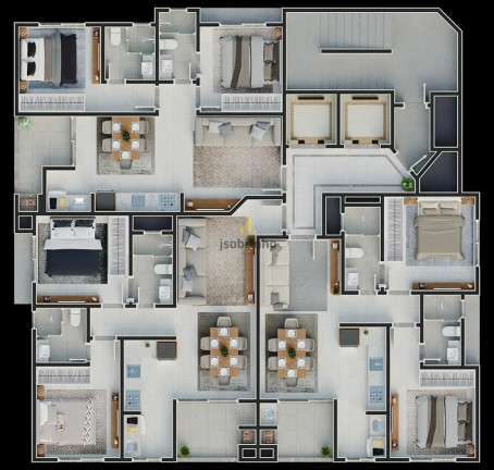 Apartamento com 2 Quartos à Venda, 62 m² em Perequê - Porto Belo
