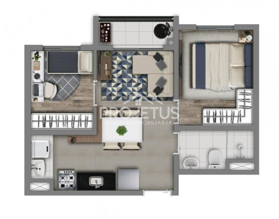 Imagem Apartamento com 2 Quartos à Venda, 36 m² em Socorro - São Paulo Imagem Apartamento com 2 Quartos à Venda, 36 m² em Socorro - São Paulo