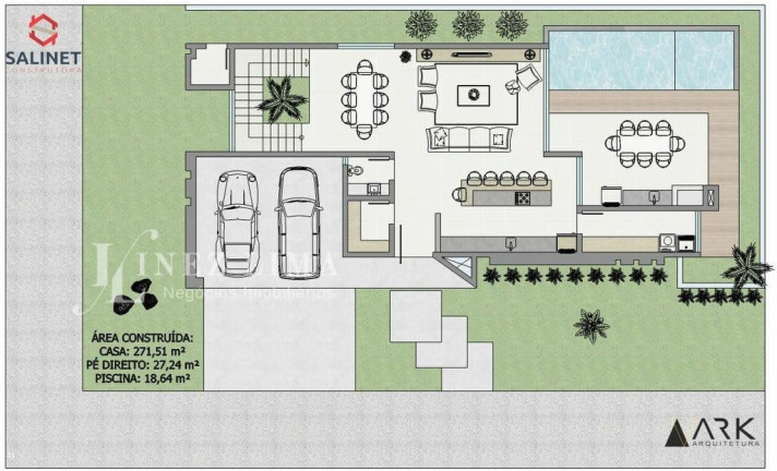 Imagem Casa com 3 Quartos à Venda, 317 m² em Vivapark - Porto Belo