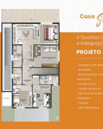 Imagem Casa de Condomínio com 4 Quartos à Venda, 200 m² em Jardins Lyon - Aparecida De Goiania