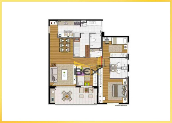 Imagem Apartamento com 3 Quartos à Venda, 110 m² em  Alphaville - Santana De Parnaíba